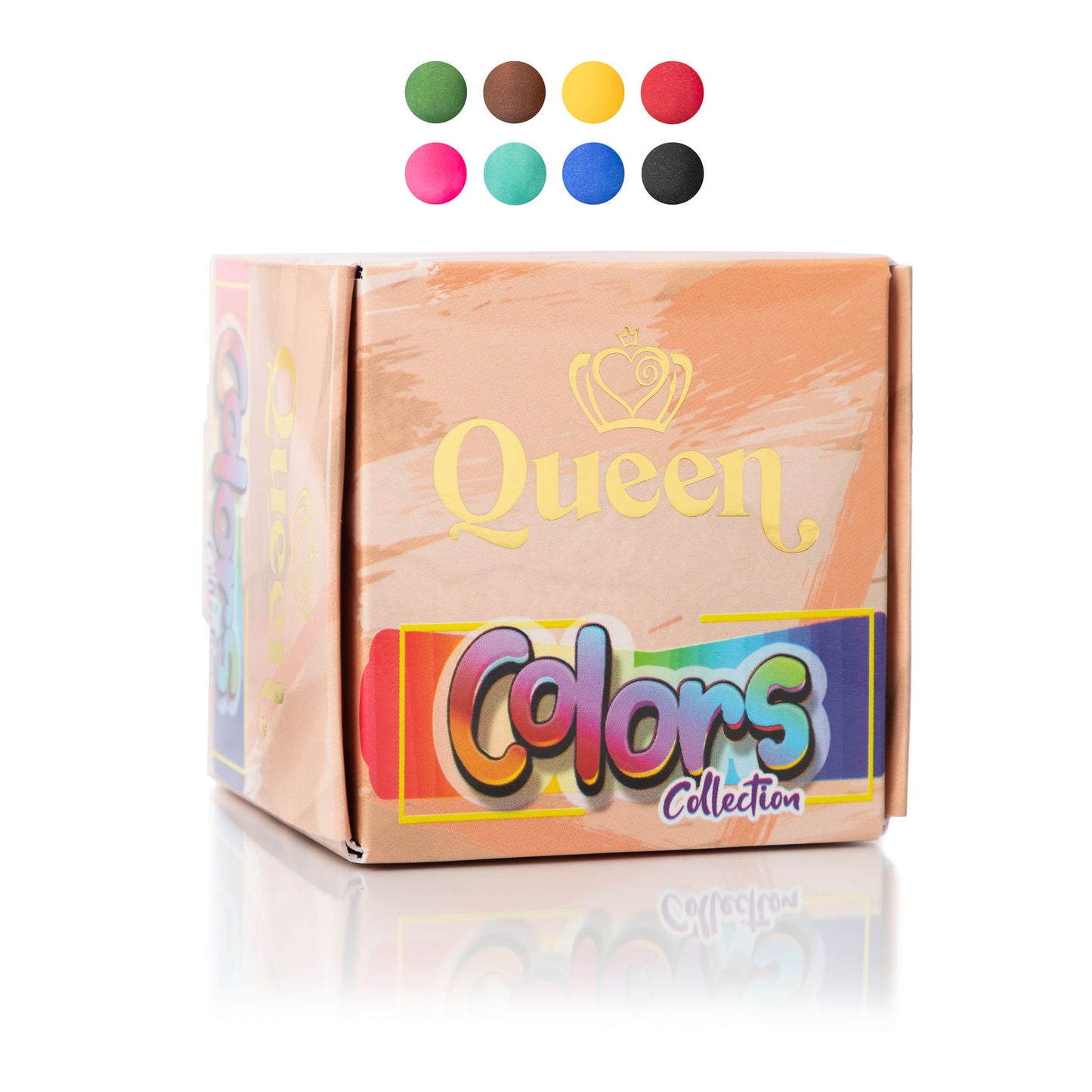 Colecciones Acrílicas Queen 8 piezas
