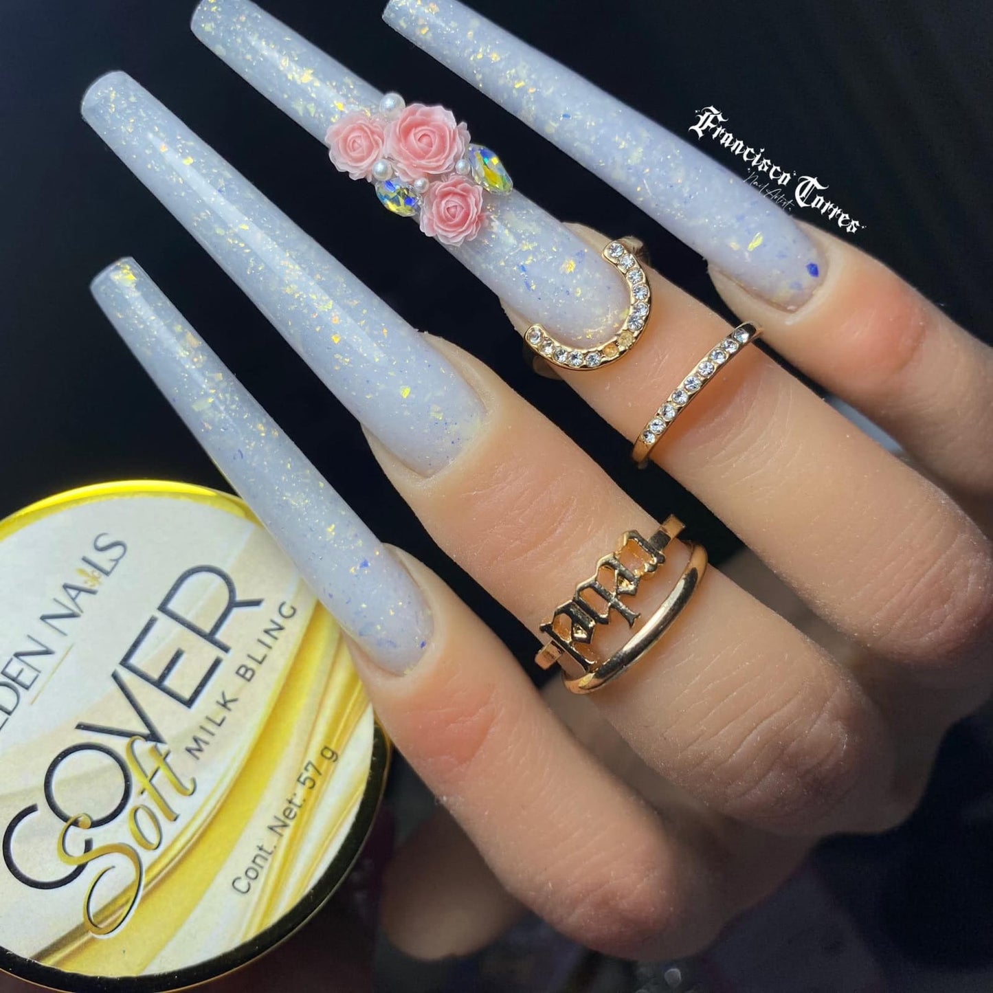 Acrílicos Colaboraciones Golden Nails 1oz