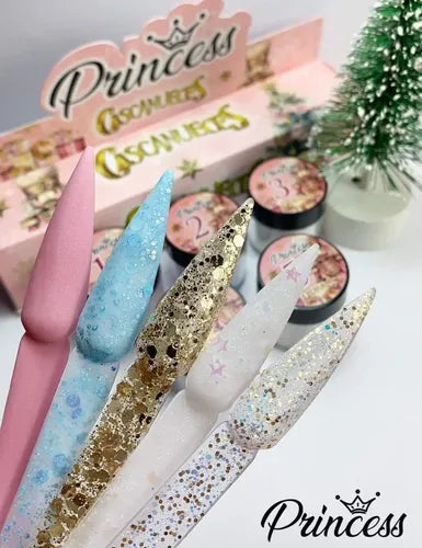 Colecciones Acrílicas Princess 5 y 6 piezas
