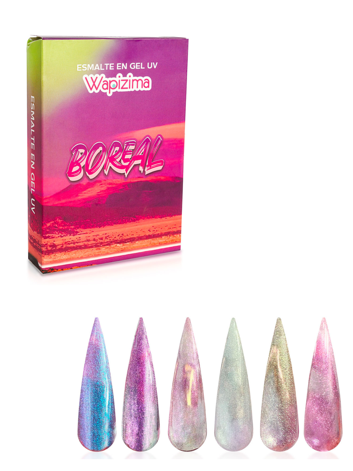 Gamas de Geles Wapizima 6 piezas