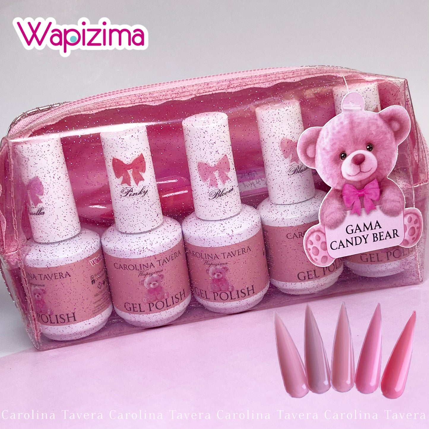 Gamas de Geles Teddy 5 pzas