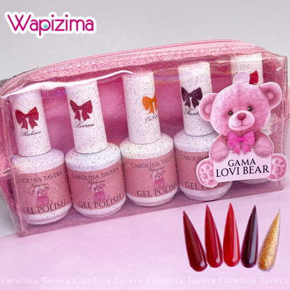 Gamas de Geles Teddy 5 pzas