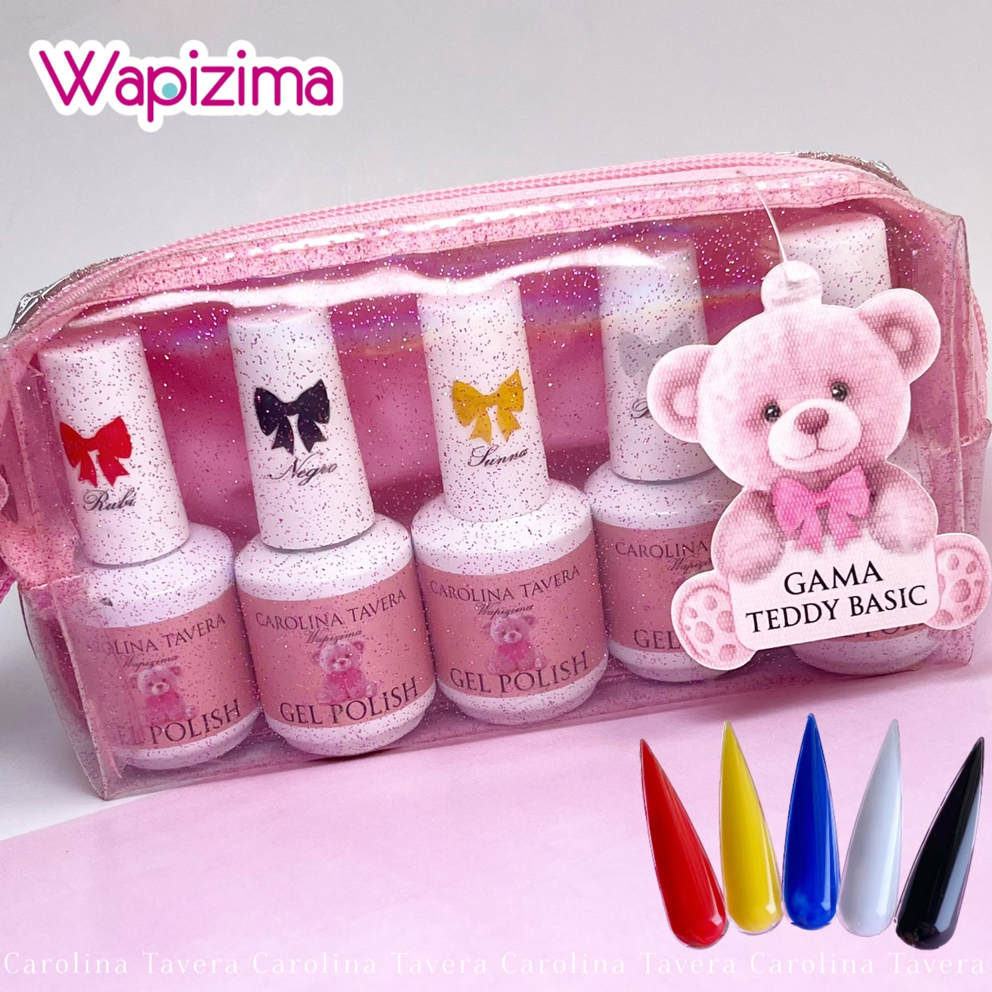 Gamas de Geles Teddy 5 pzas