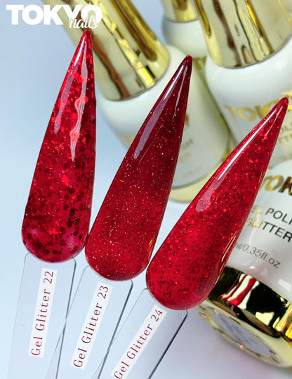 Geles Individuales Glitter Tokyo