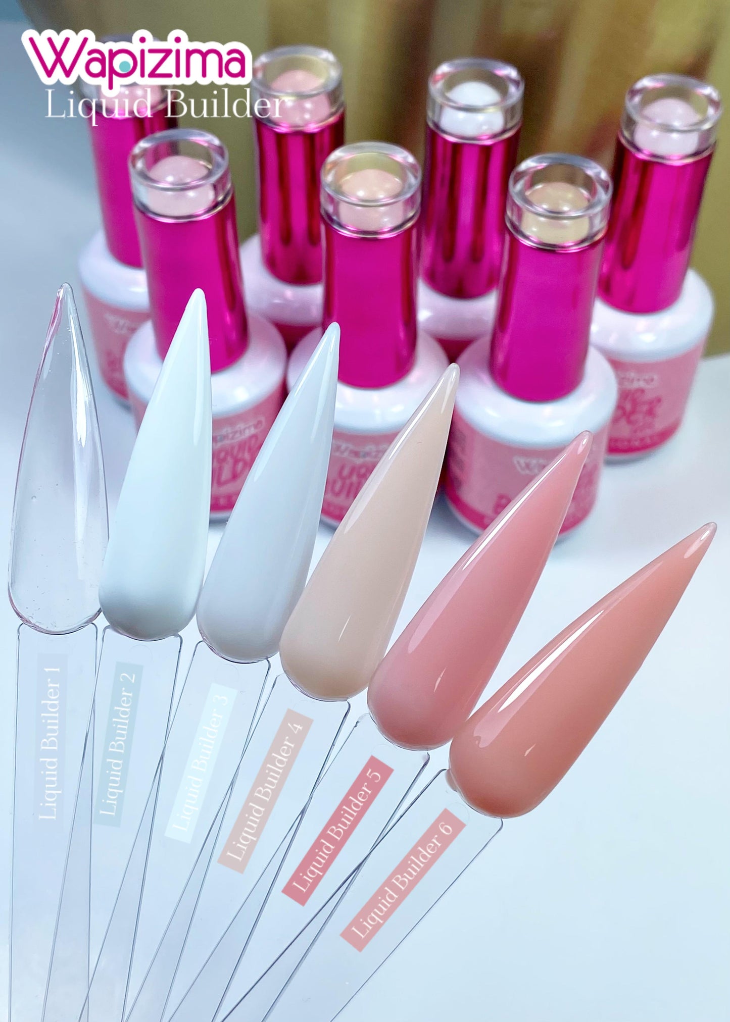 Geles Individuales Poly Gel Builder Líquido
