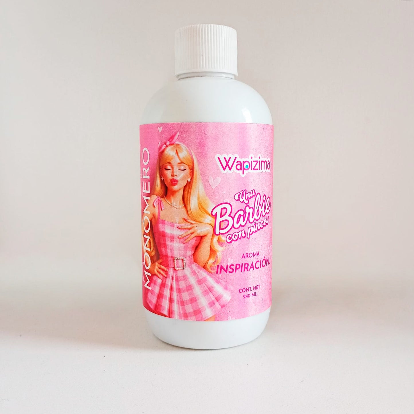 Monómero Colaboración Una Barbie con Pincel 8oz