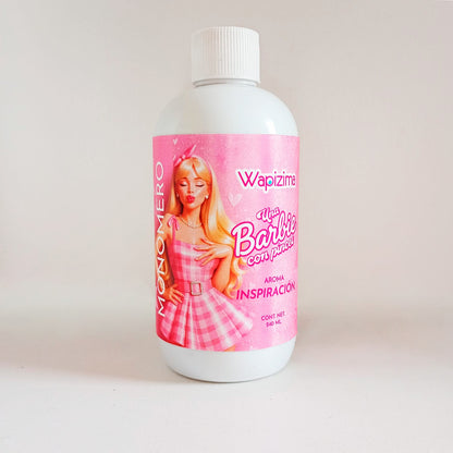 Monómero Colaboración Una Barbie con Pincel 8oz