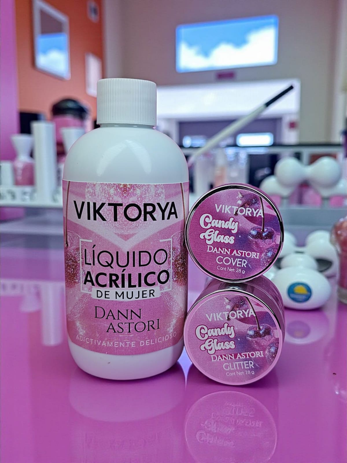 Acrílicos y Glitter Colaboradores Viktorya 28g