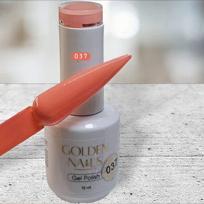 GEL POLISH GOLDEN NAILS