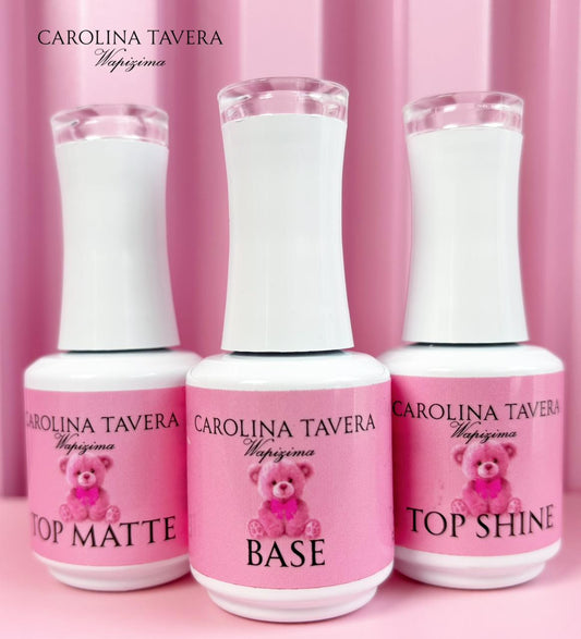 Base, Matte & Top Teddy Carolina Tavera 15ml