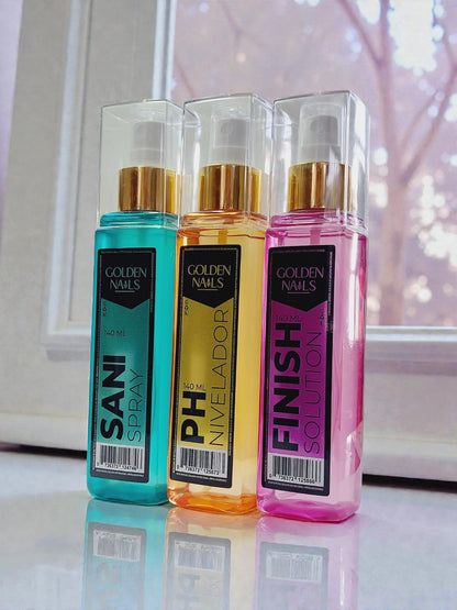 Líquidos Preparadores Golden Nails 140 ml