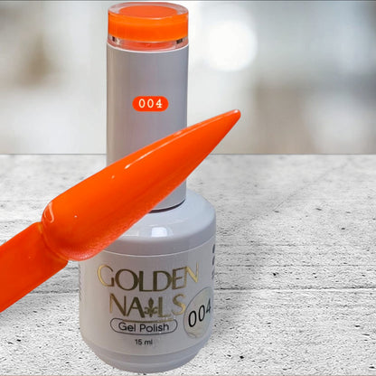 GEL POLISH GOLDEN NAILS