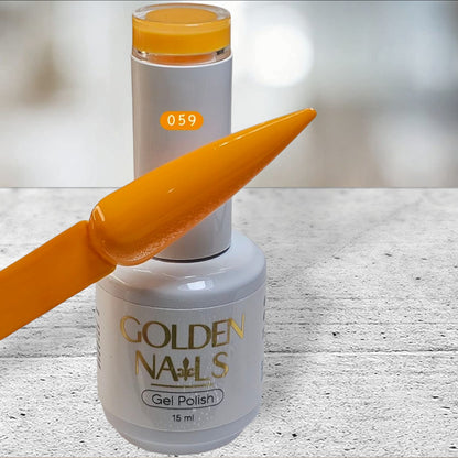 GEL POLISH GOLDEN NAILS
