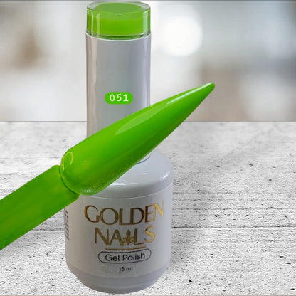 GEL POLISH GOLDEN NAILS