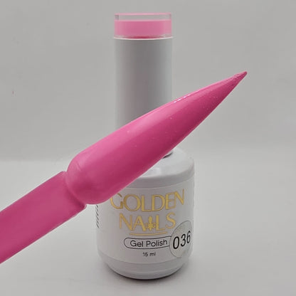 GEL POLISH GOLDEN NAILS