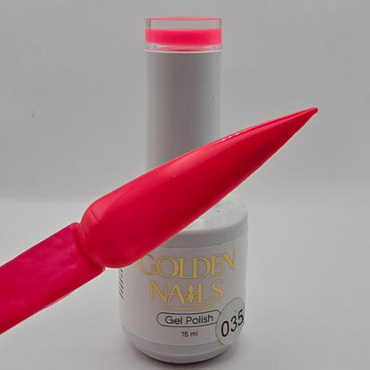 GEL POLISH GOLDEN NAILS