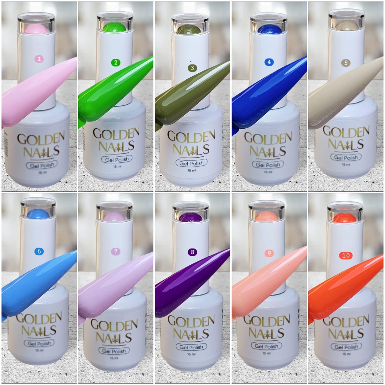 Geles Ultrapigmentados Golden