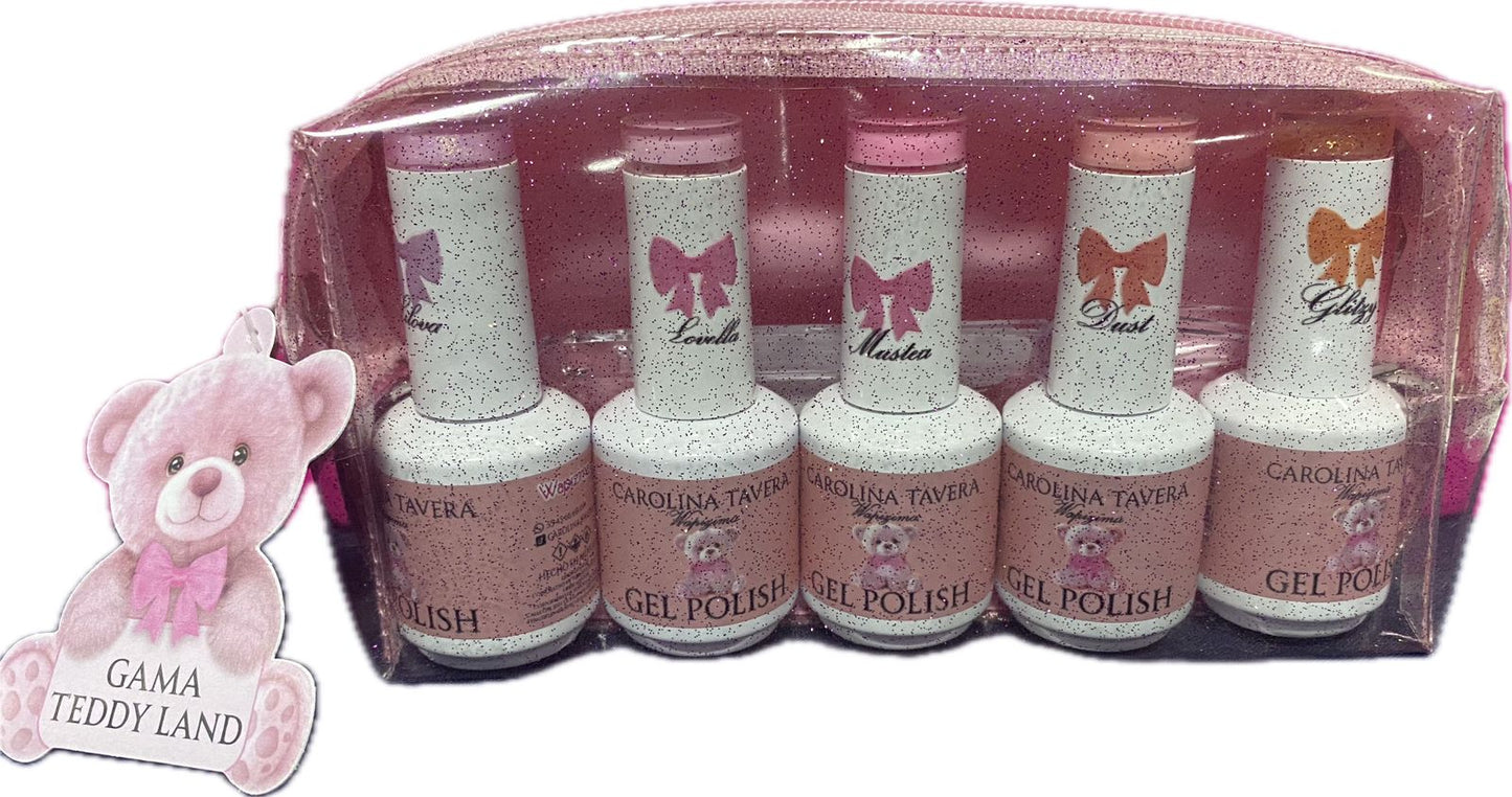 Gamas de Geles Teddy 5 pzas